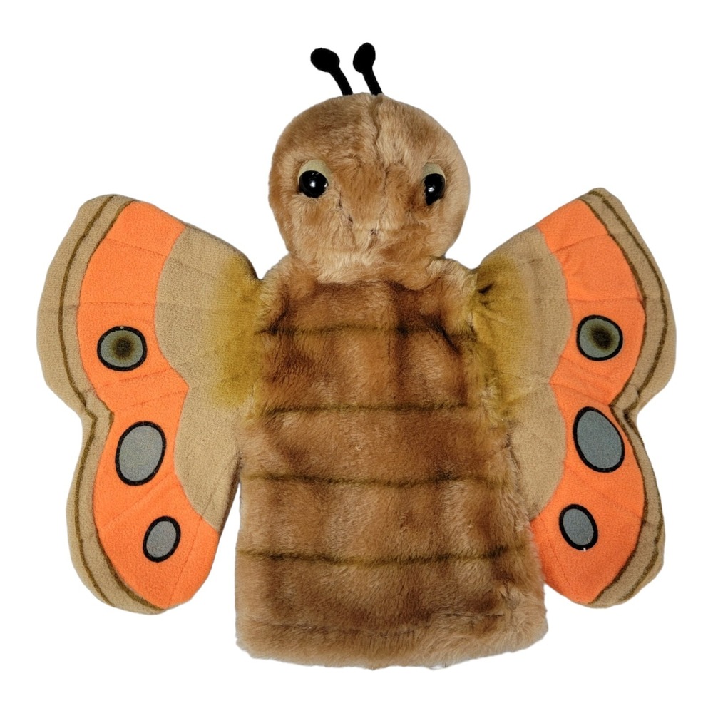 Vintage‎ 1982 Dakin Butterfly Puppet Plush Stuffed Toy * NICE!